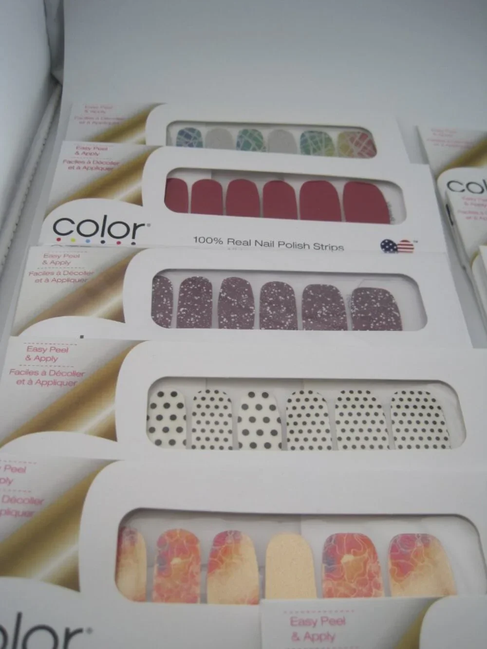Color Street 100% Real Nail Polish Long Lasting Strips Lot Of 11 Packs